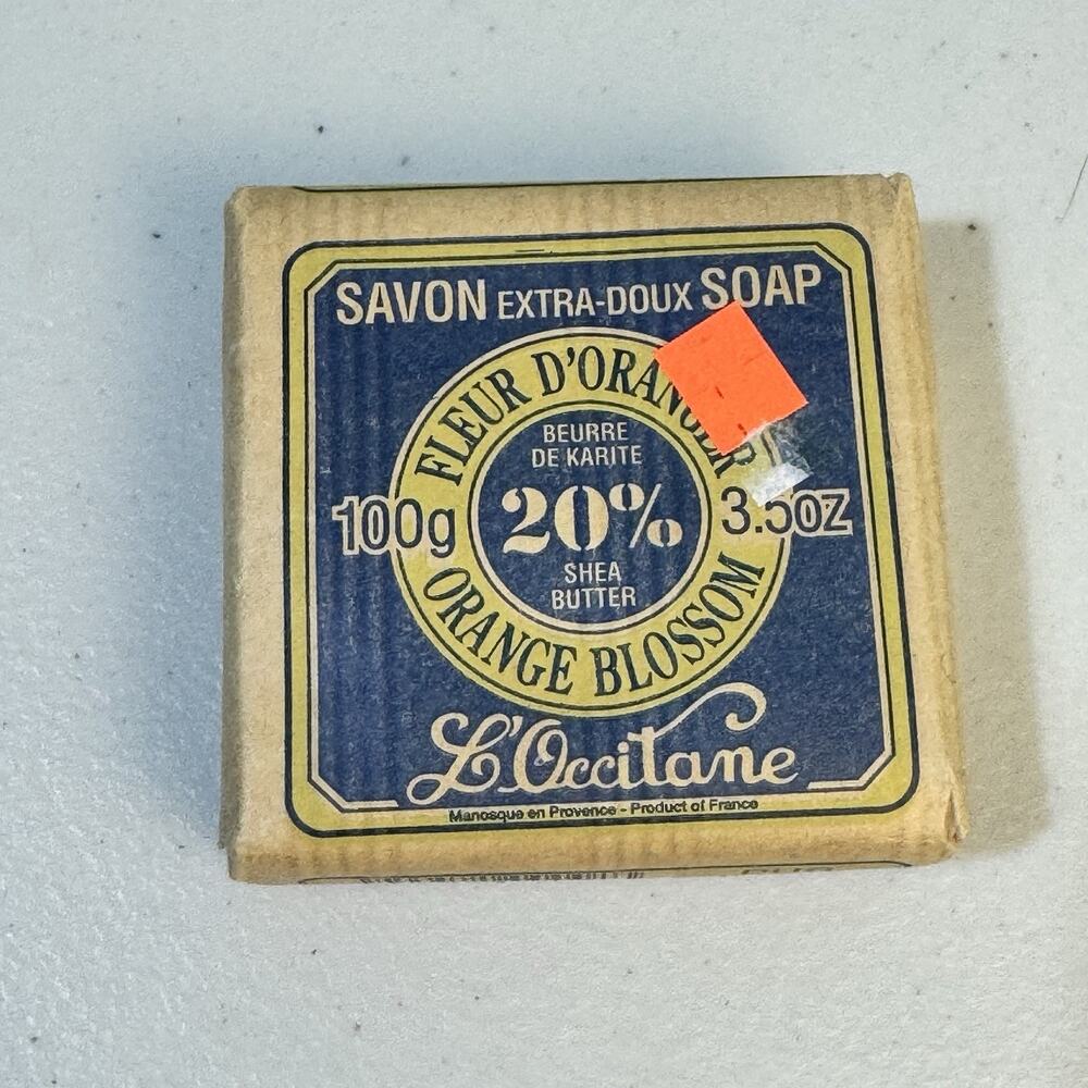 L'Occitane Shea Butter Extra-Gentle Orange Blossom Soap 3.5oz Nourish Moisture